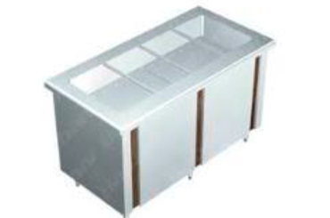 gabinete con baño maria electrico alfer inox