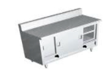 gabinete caliente alfer inox